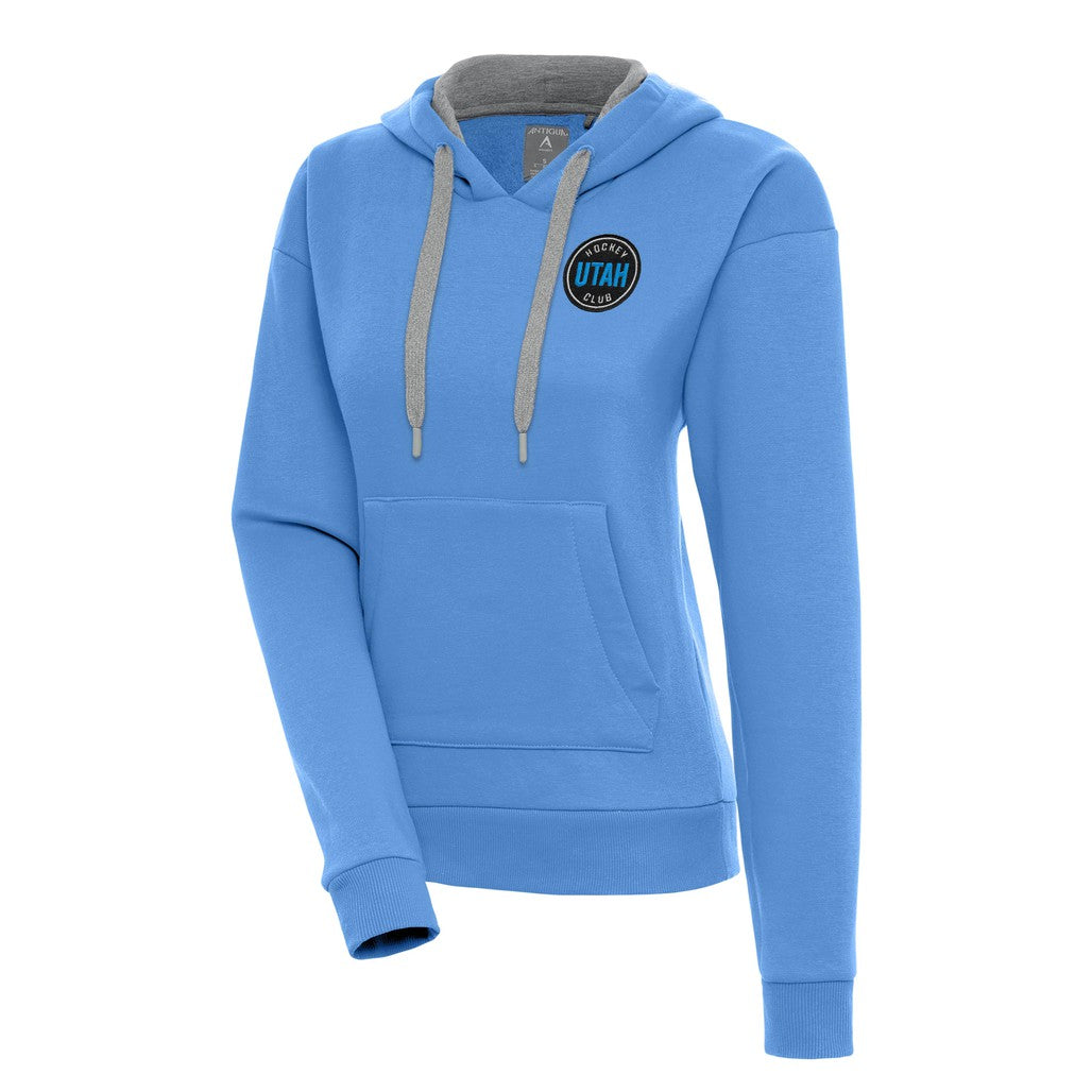 Women's Utah Hockey Secondary Victory Pullover Hoodie - Light Blue - Antigua