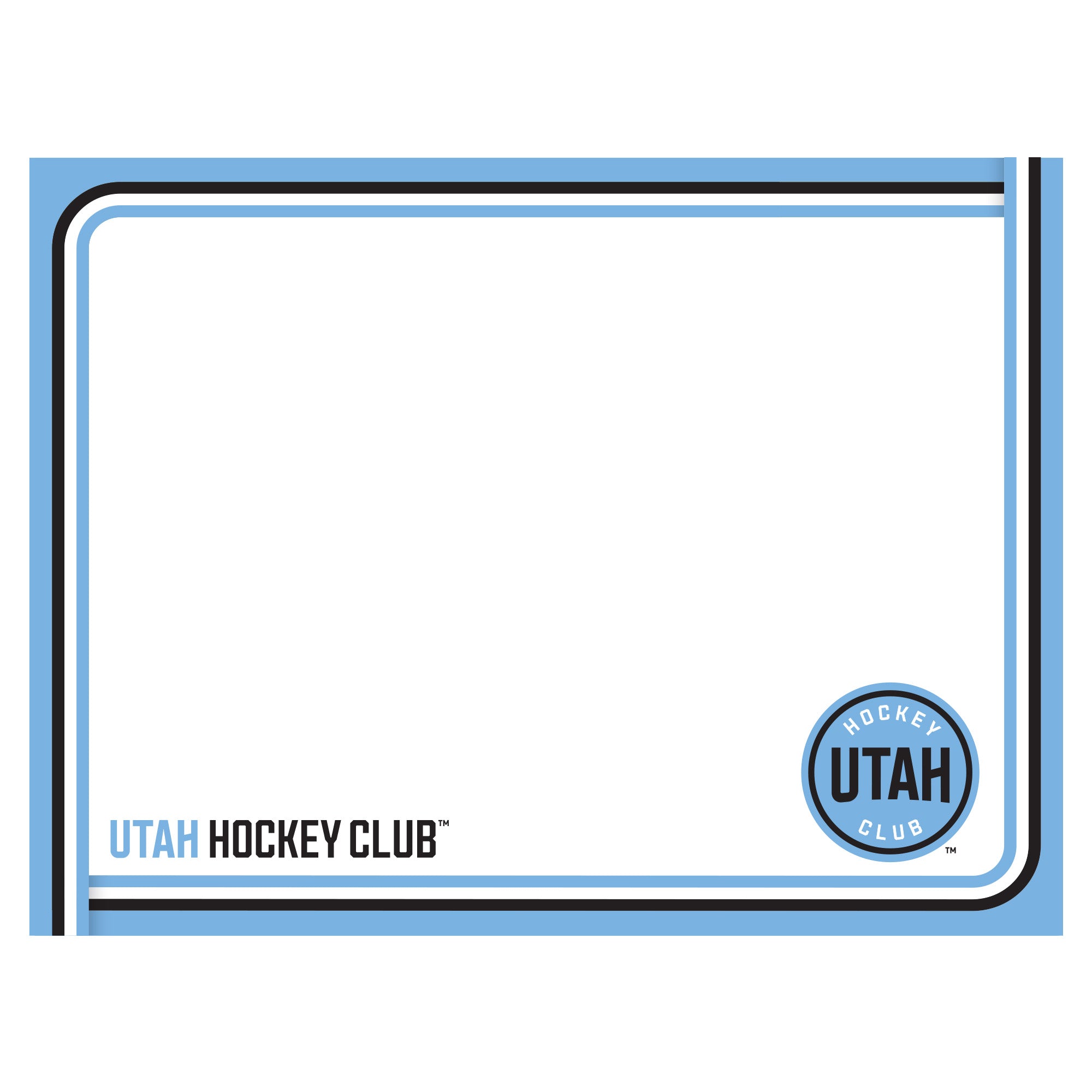 Utah Hockey Club - Dry Erase Whiteboard - Official NHL - Reusable Vinyl Wall Decal Dry Erase Fathead