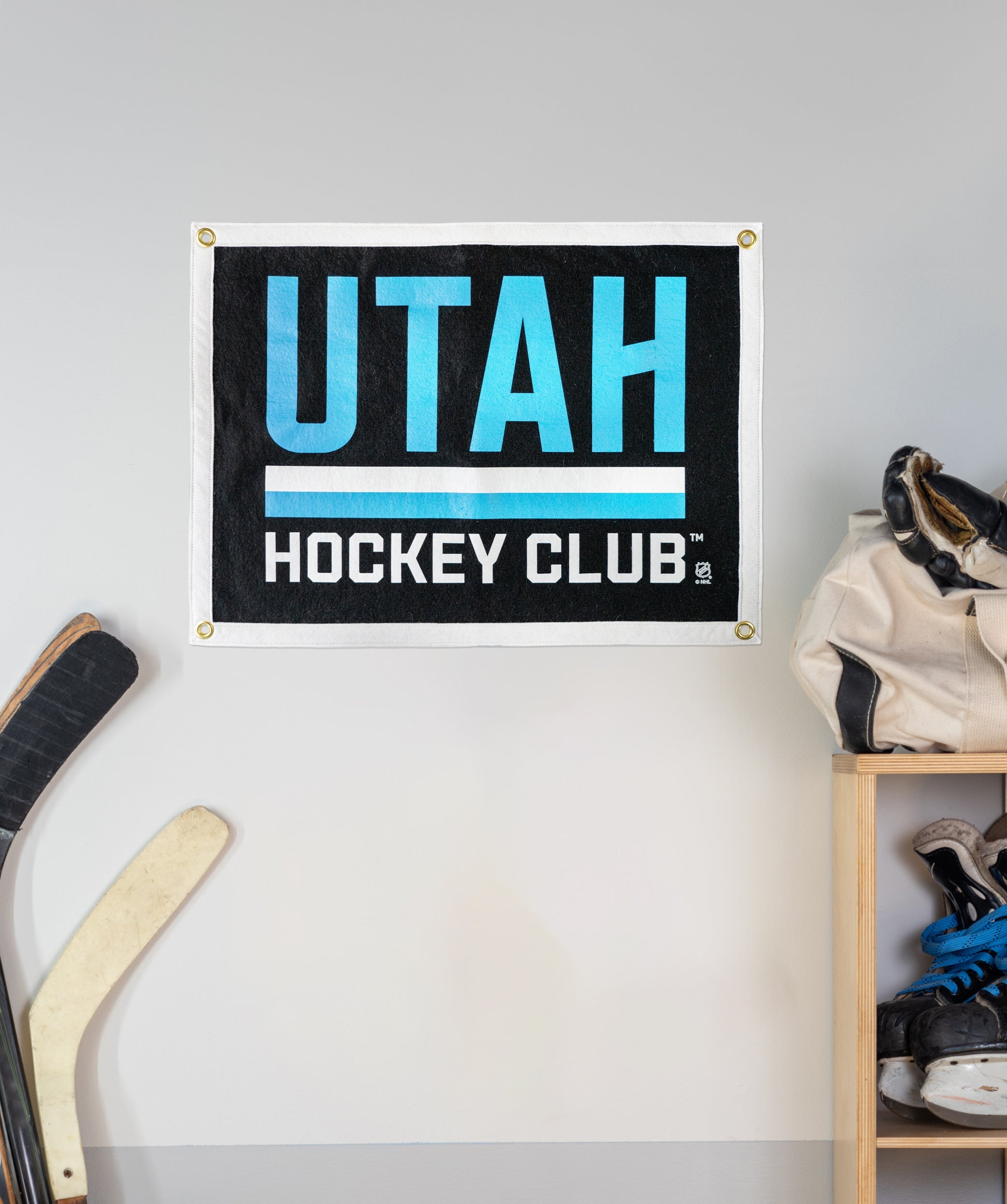 Utah Hockey Club Camp Flag • NHL® x Oxford Pennant Flags & Banners Oxford Pennant   