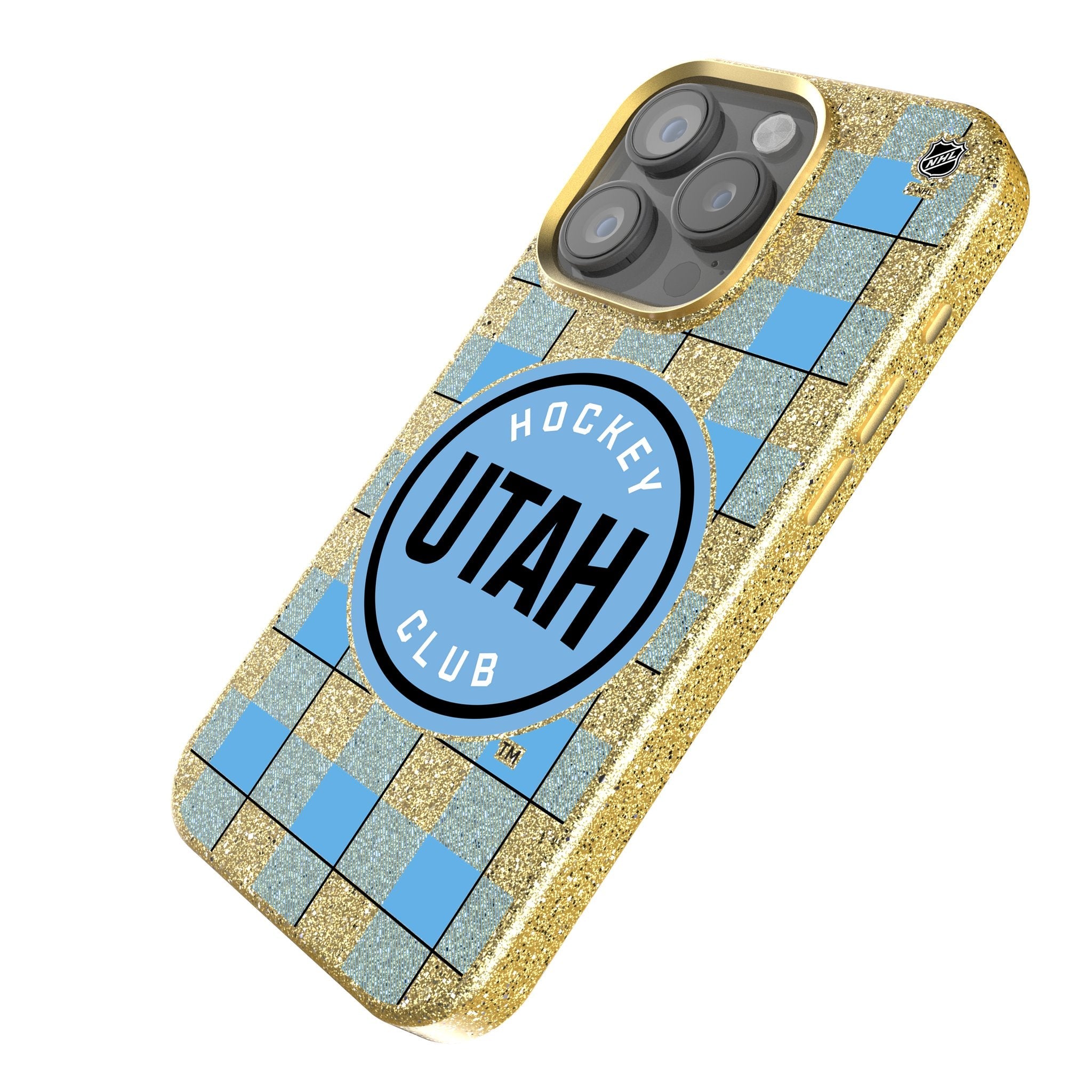 Utah Hockey Club Plaid Bling Phone Case Phone Cases Keyscaper   