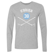 Liam O'Brien Utah Sticks WHT Men's Long Sleeve T-Shirt 500 LEVEL Heather Gray S Men's Long Sleeve T-Shirt