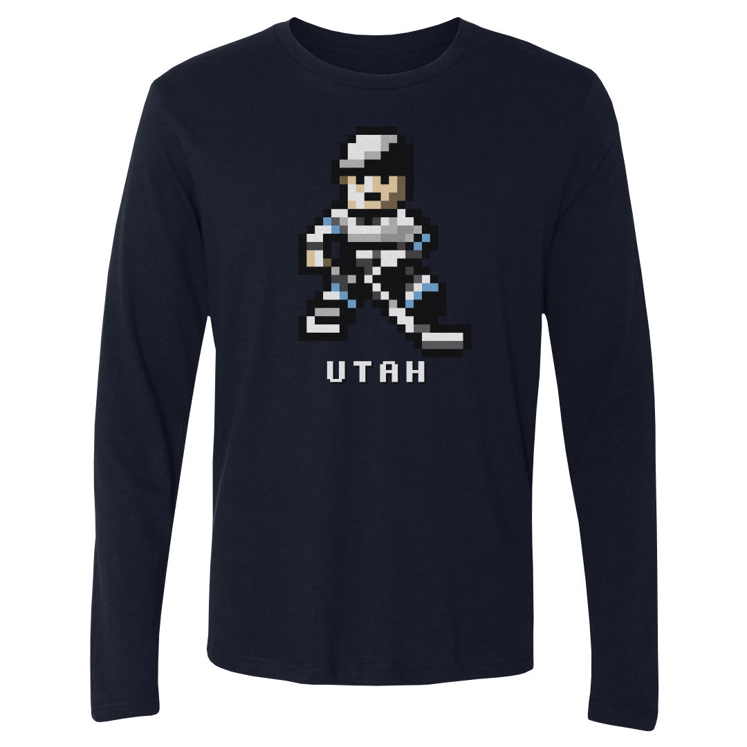 Utah Hockey 8 bit WHT