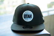 Utah Hockey Circle Logo 9Fifty Hat - Black - New Era 9Fifty Hat New Era   