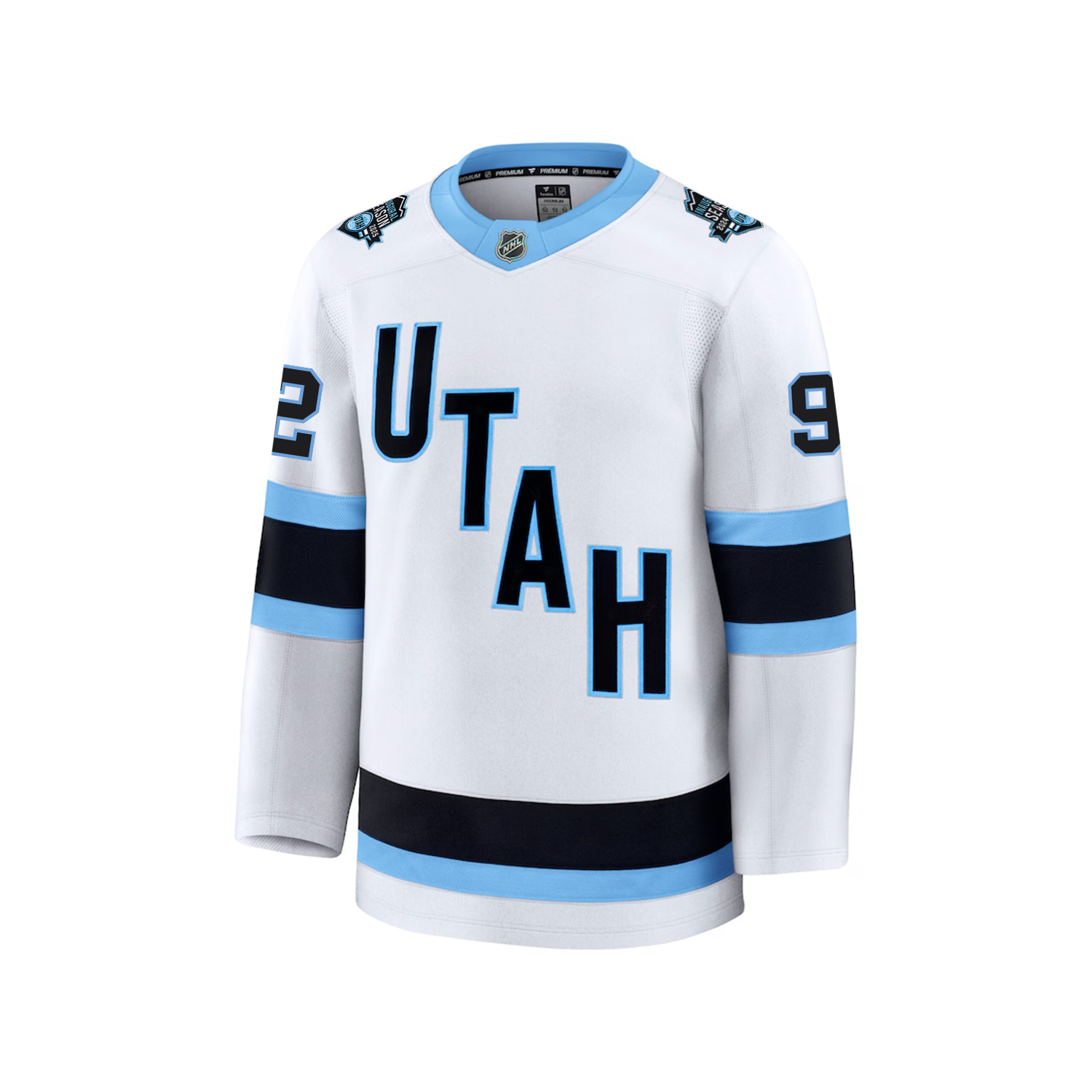 Utah Hockey Logan Cooley Stitched Premium Jersey Away - White - Fanatics Premium Jersey Fanatics