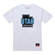 Utah Hockey State Lockup SS Tee - White - Mitchell & Ness