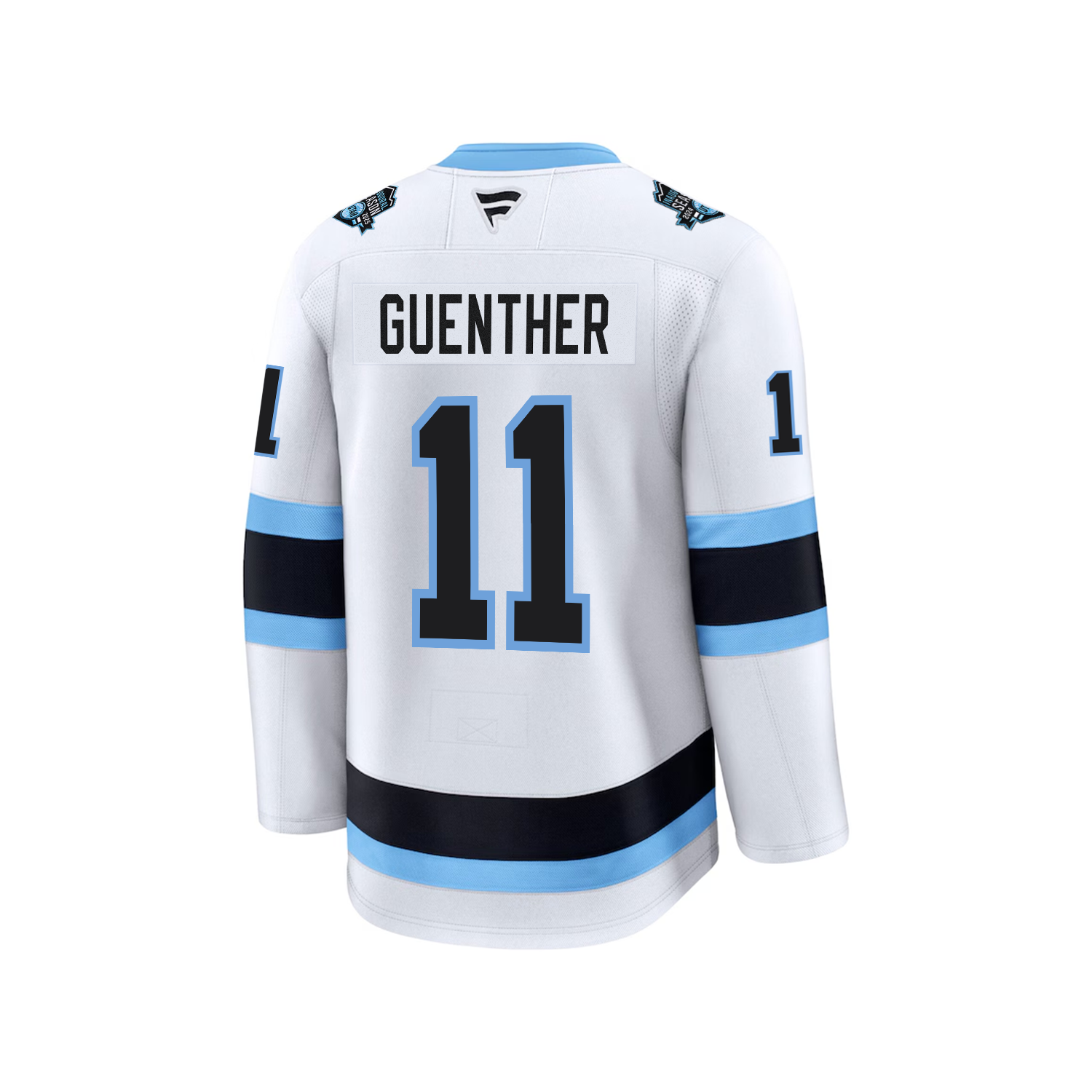 Utah Hockey Dylan Guenther Stitched Premium Jersey Away - White - Fanatics Premium Jersey Fanatics