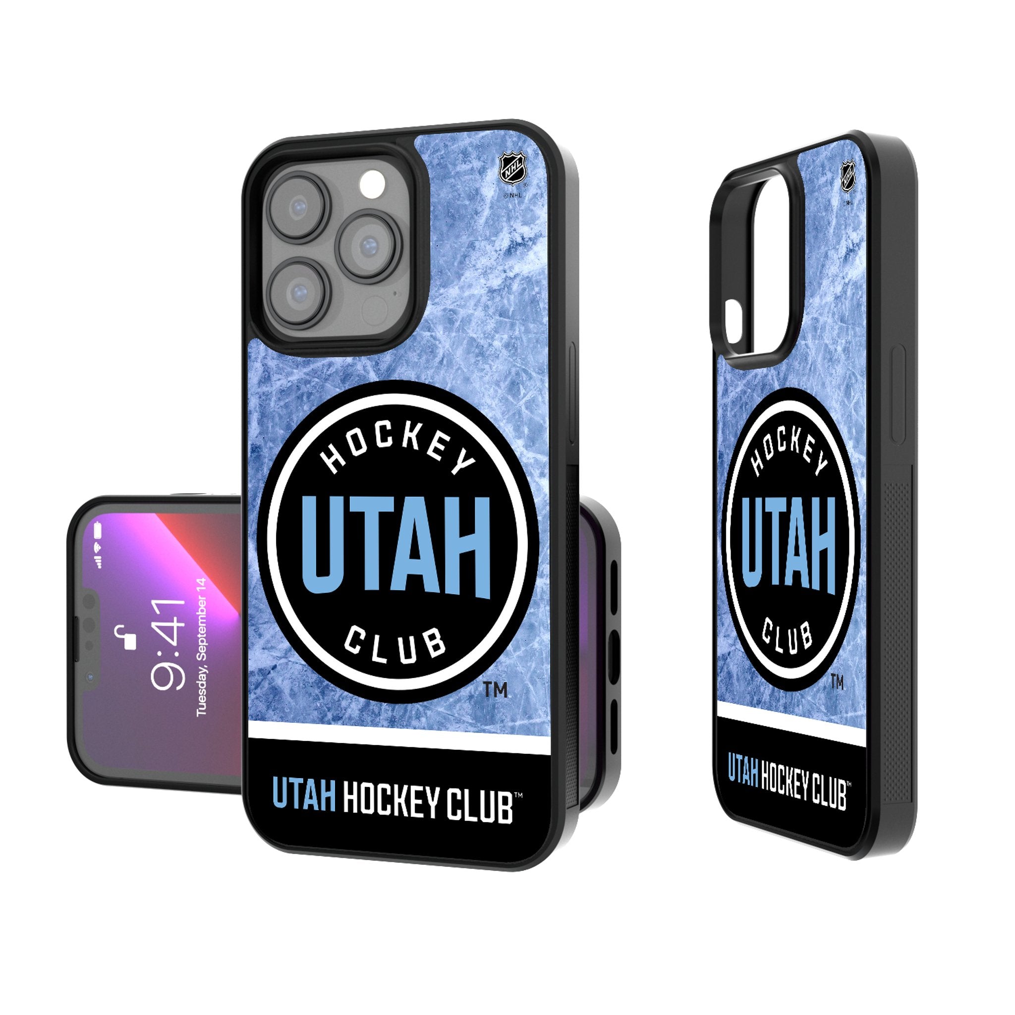 Utah Hockey Club Ice Wordmark Bump Phone Case