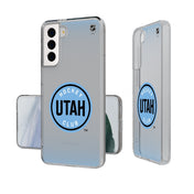 Utah Hockey Club Linen Clear Phone Case Phone Cases Keyscaper Galaxy S24 Ultra  