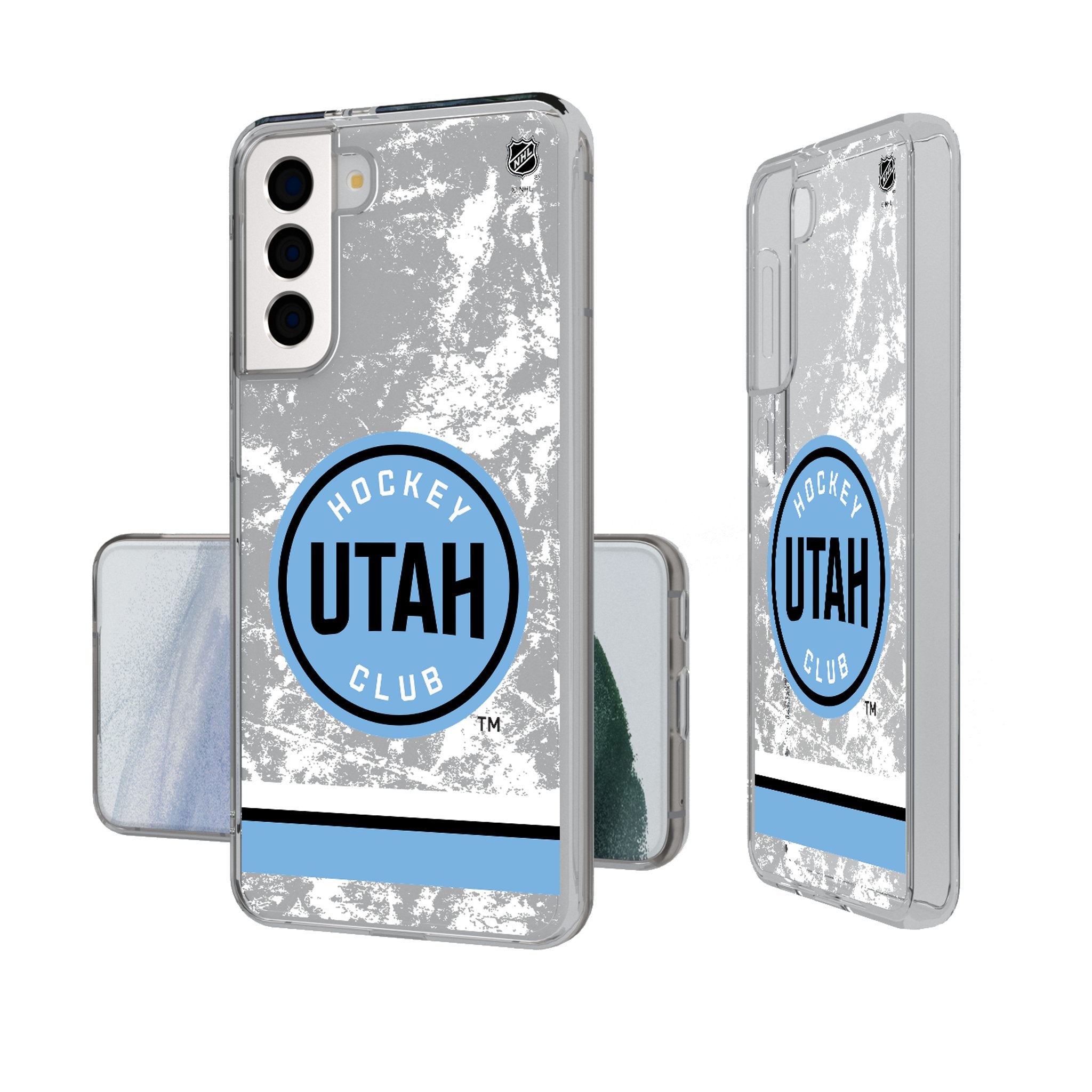 Utah Hockey Club Ice Stripe Clear Phone Case