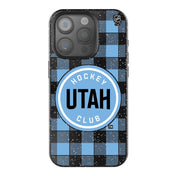 Utah Hockey Club Plaid Bling Phone Case