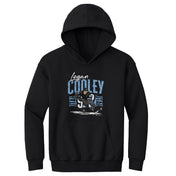 Logan Cooley Utah Player Name WHT Kids Youth Hoodie 500 LEVEL Black S Kids Youth Hoodie