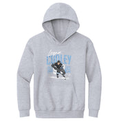 Logan Cooley Utah Player Name WHT Kids Youth Hoodie 500 LEVEL Gray S Kids Youth Hoodie