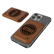 Utah Hockey Club Burn Brown Magnetic Credit Card Wallet Mobile Accessories Keyscaper Default Title  