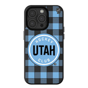 Utah Hockey Club Plaid MagSafe Compatible Phone Case