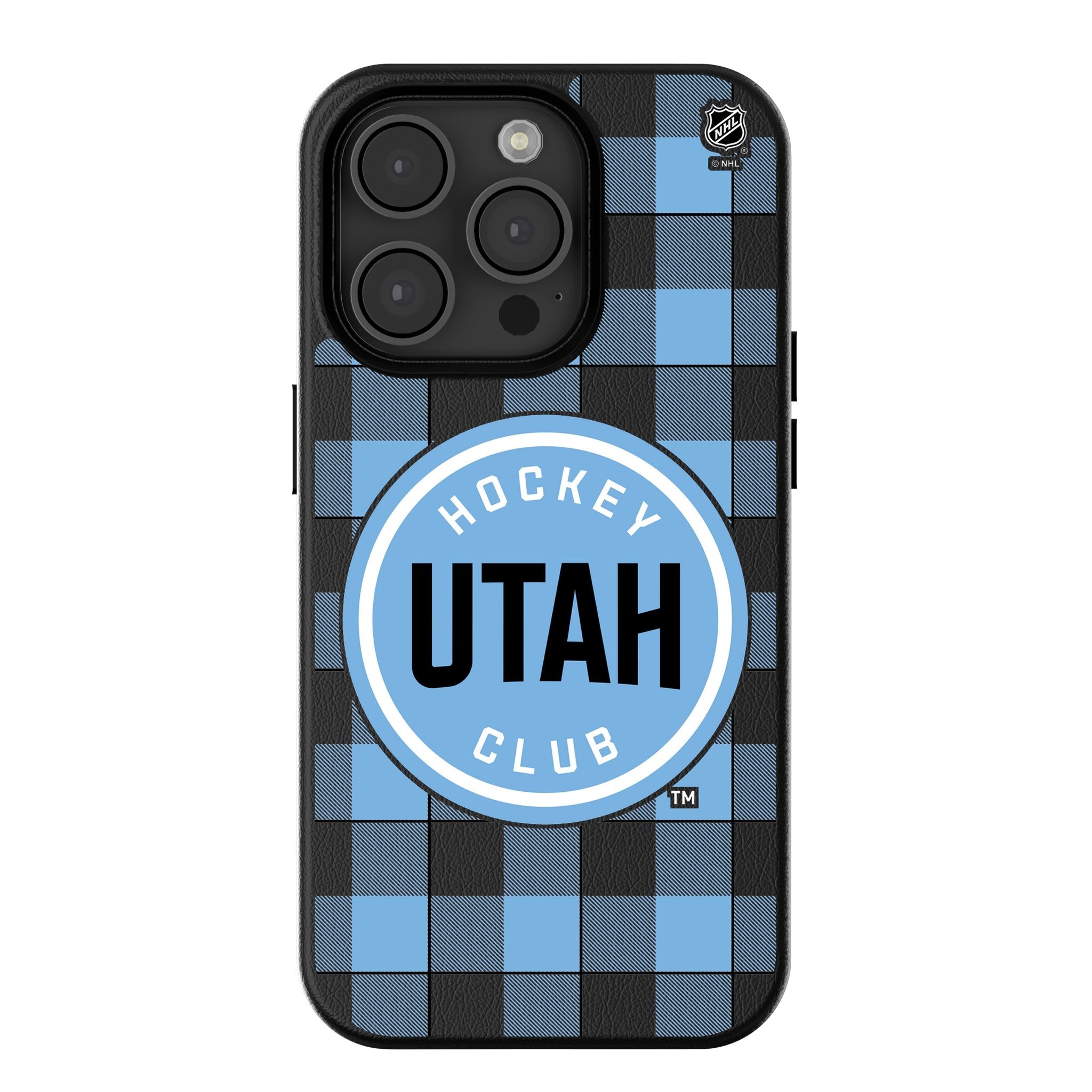 Utah Hockey Club Plaid MagSafe Compatible Phone Case