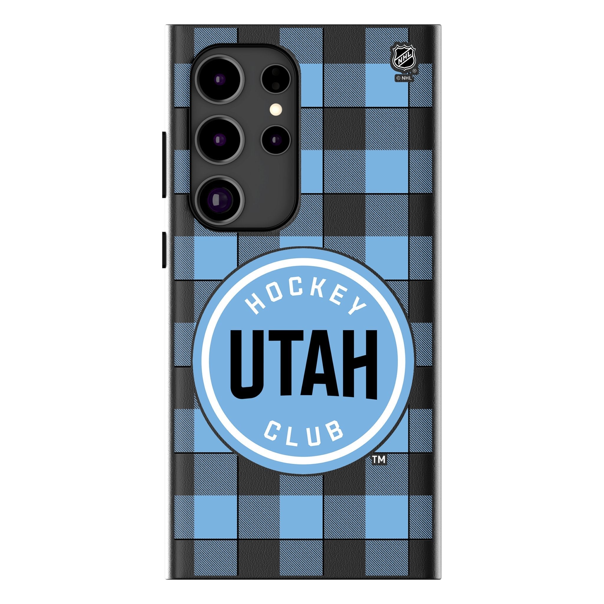 Utah Hockey Club Plaid MagSafe Compatible Phone Case