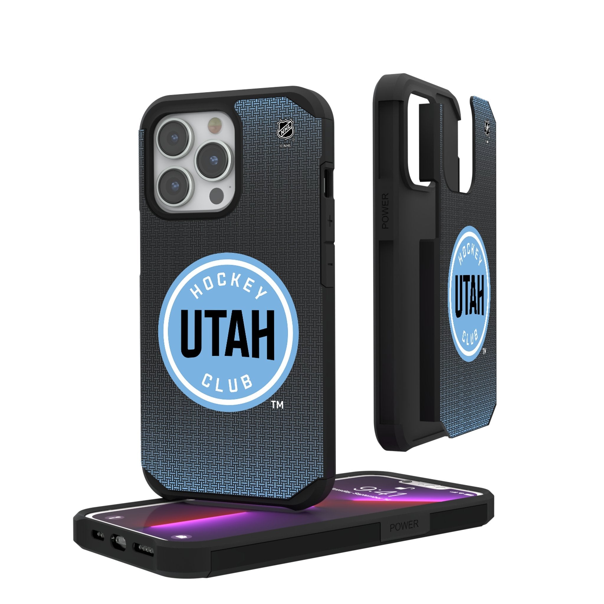 Utah Hockey Club Linen Rugged Phone Case Phone Cases Keyscaper iPhone 16 Pro Max  