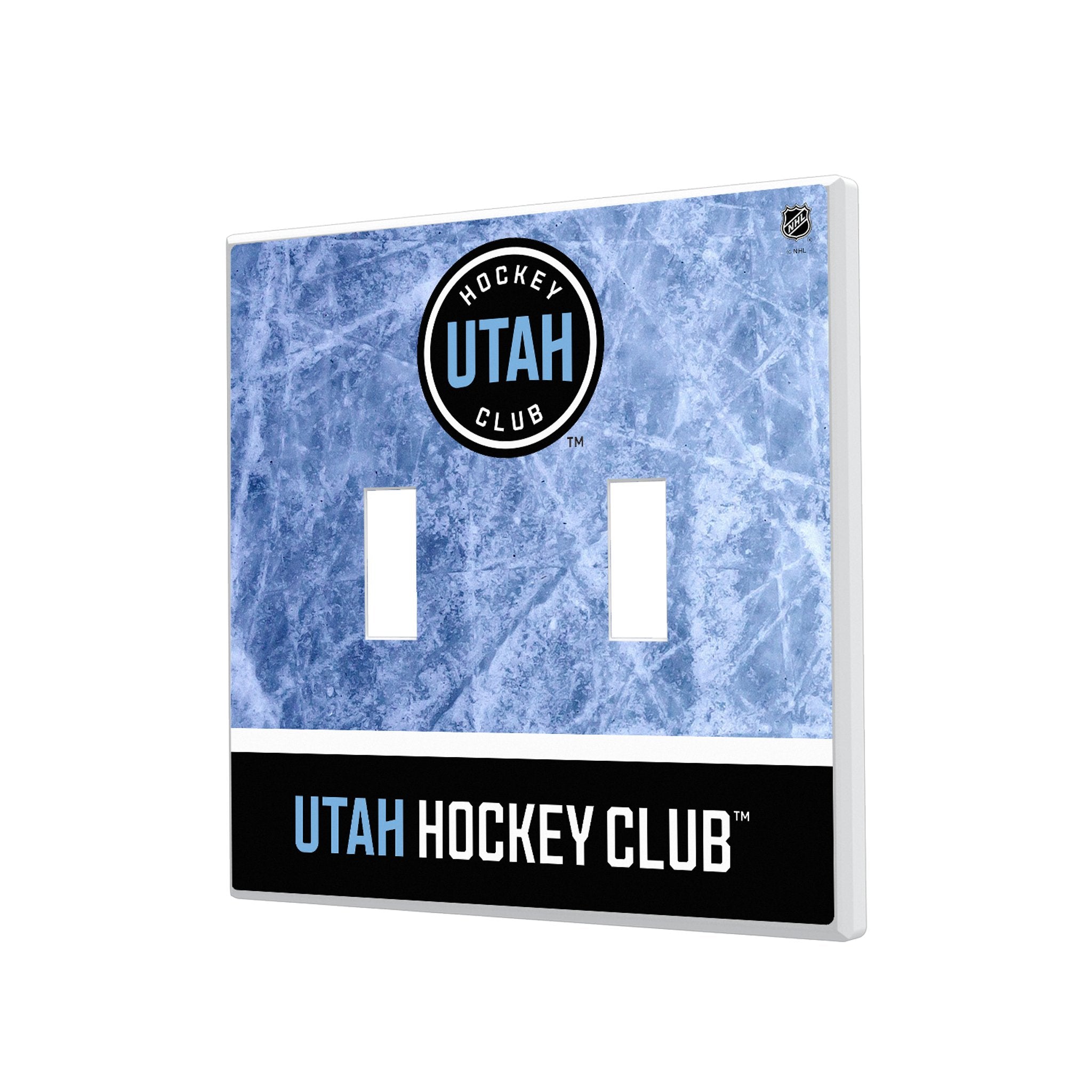 Utah Hockey Club Ice Wordmark Hidden-Screw Light Switch Plate