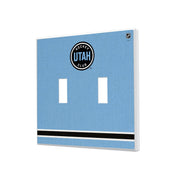 Utah Hockey Club Stripe Hidden-Screw Light Switch Plate