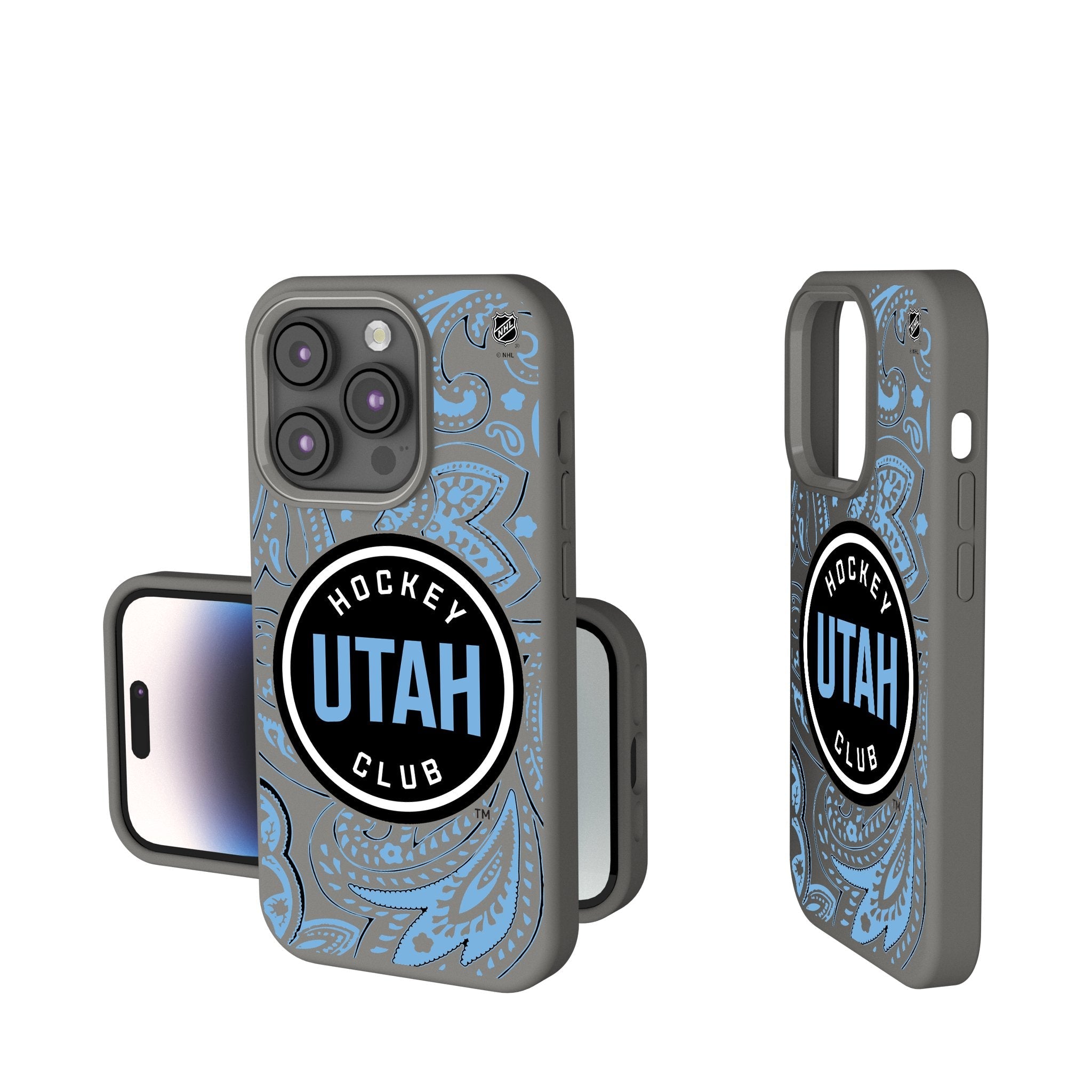 Utah Hockey Club Paisley Soft Touch Phone Case Phone Cases Keyscaper iPhone 16 Pro Max  