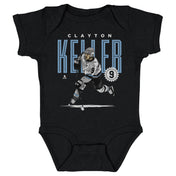 Clayton Keller Utah Card WHT Kids Baby Onesie 500 LEVEL Black 6M Kids Baby Onesie