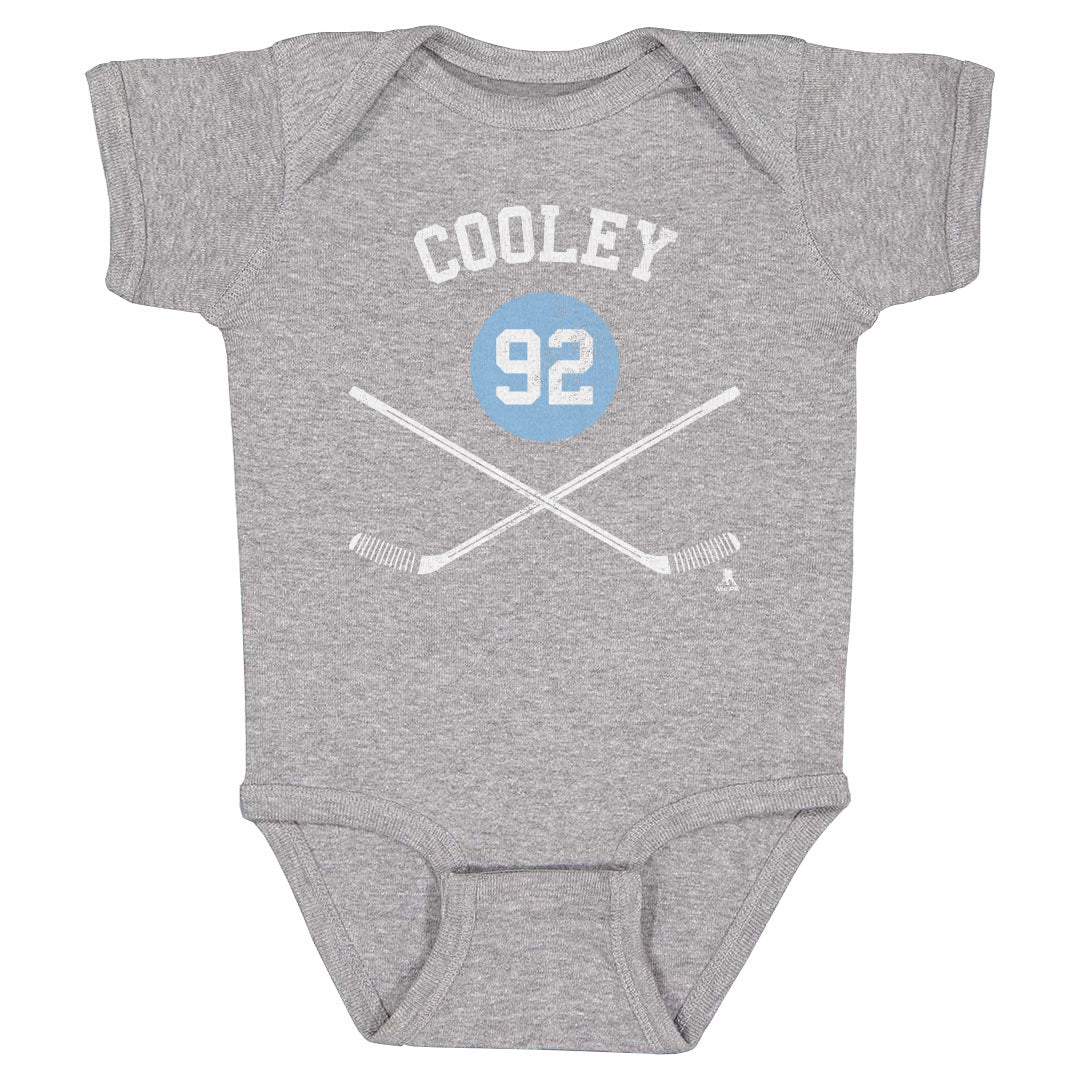 Logan Cooley Utah Sticks WHT Kids Baby Onesie 500 LEVEL Heather Gray 6M Kids Baby Onesie