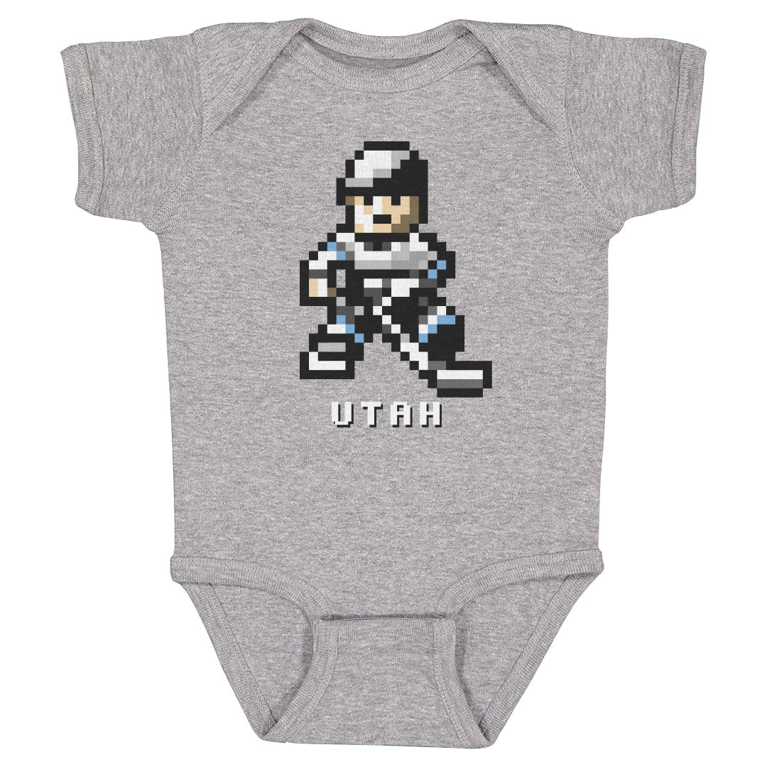 Utah Hockey 8 bit WHT