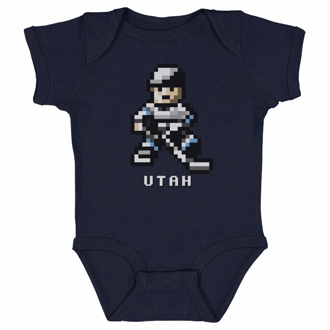 Utah Hockey 8 bit WHT