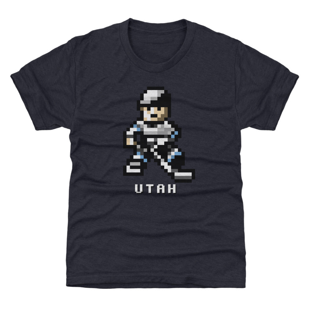 Utah Hockey 8 bit WHT