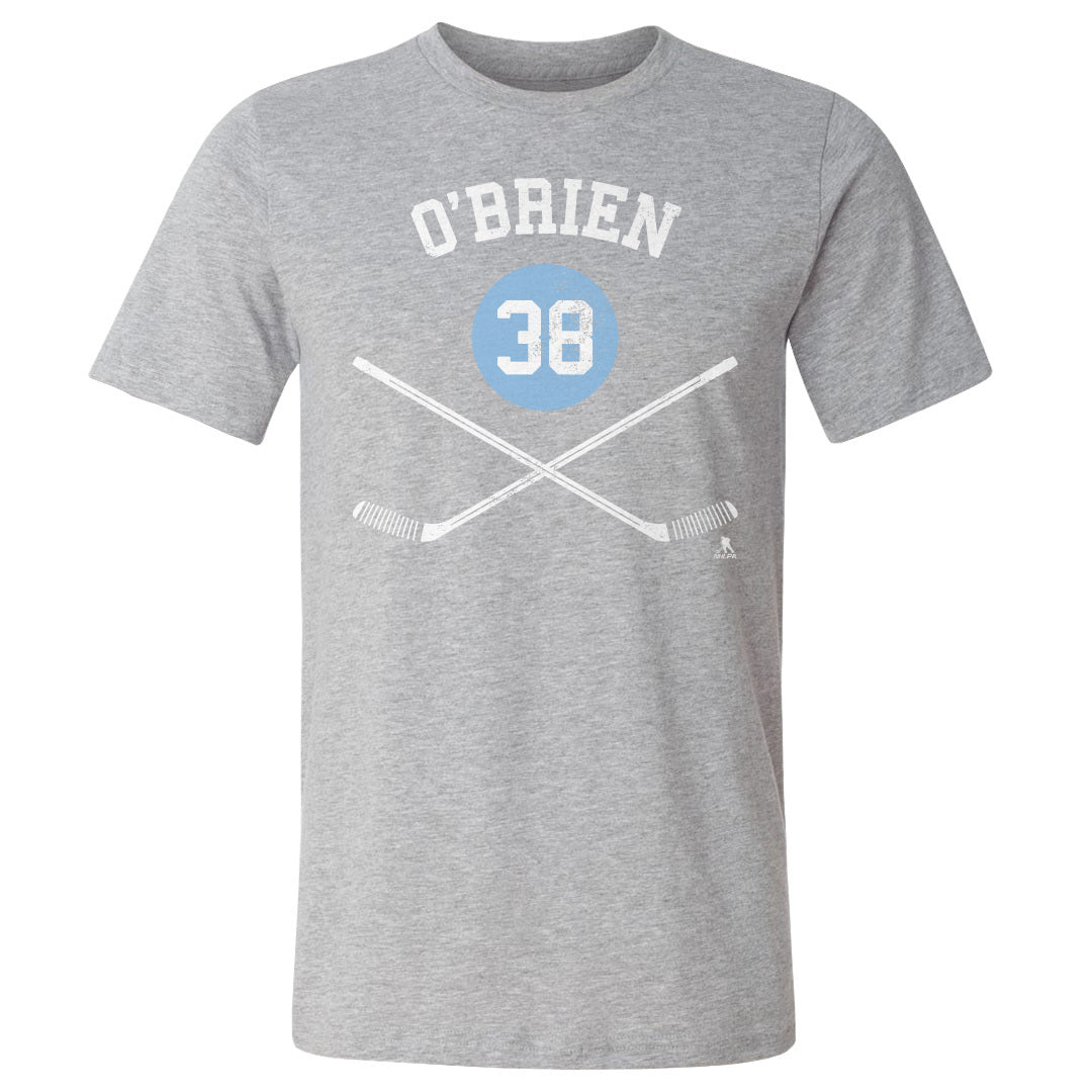 Liam O'Brien Utah Sticks WHT Men's Cotton T-Shirt 500 LEVEL Heather Gray S Men's Cotton T-Shirt