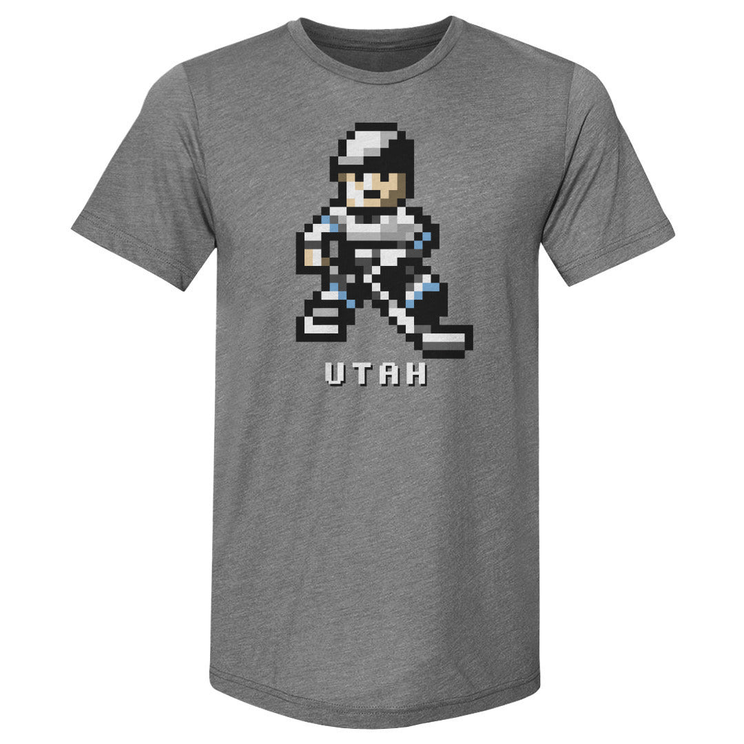 Utah Hockey 8 bit WHT