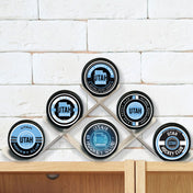 Utah Hockey Club Puck Set with Metal Stand (7-Piece)