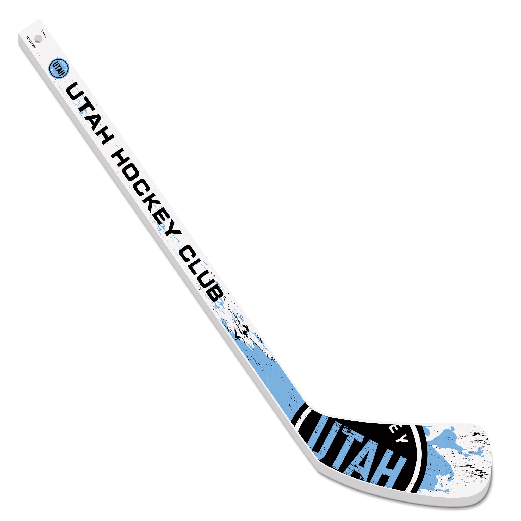 Utah Hockey Club Mini Stick | Wood Splatter Mini Sticks Sports Decor   