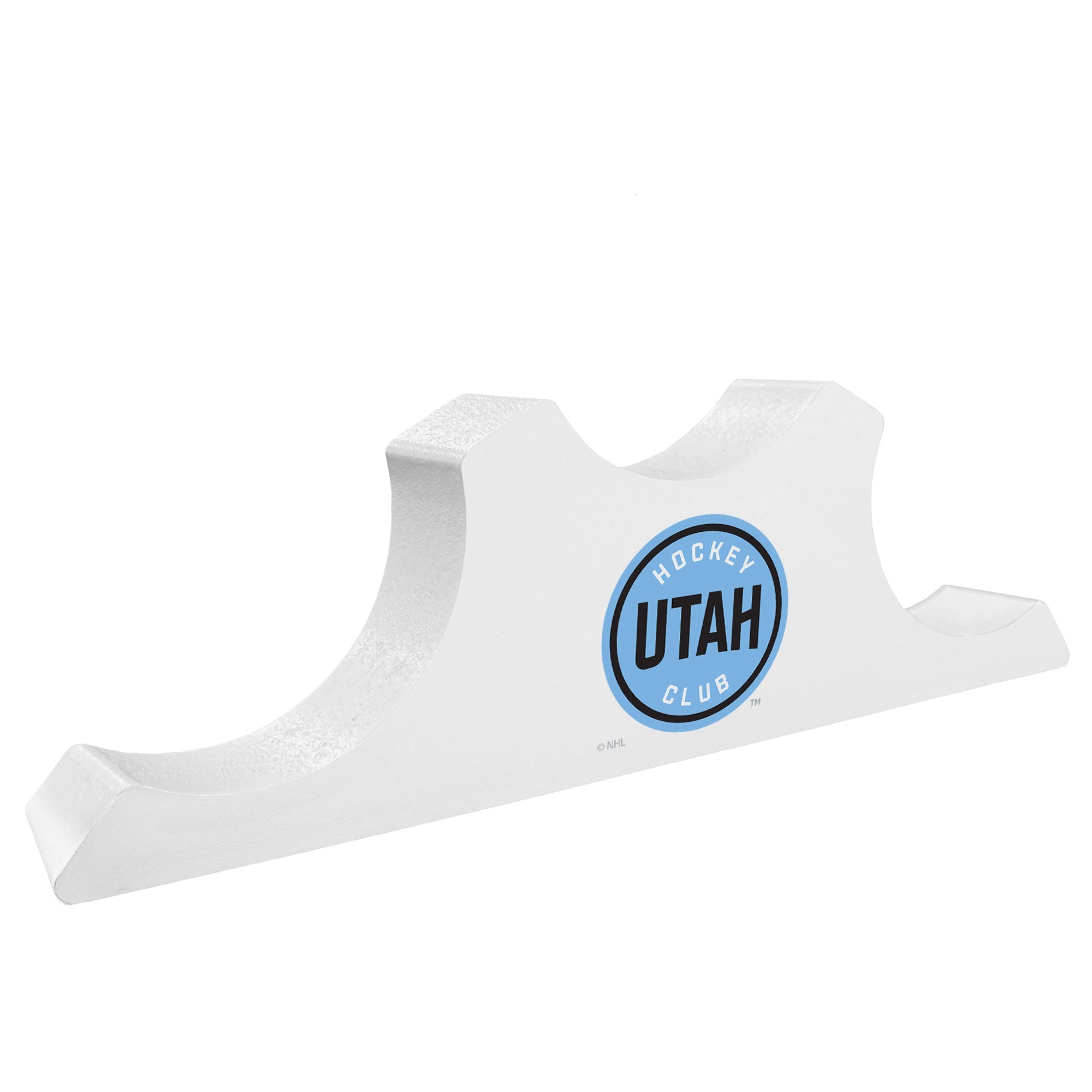 Utah Hockey Club - Wood 3 Puck Podium Pucks Sports Decor   