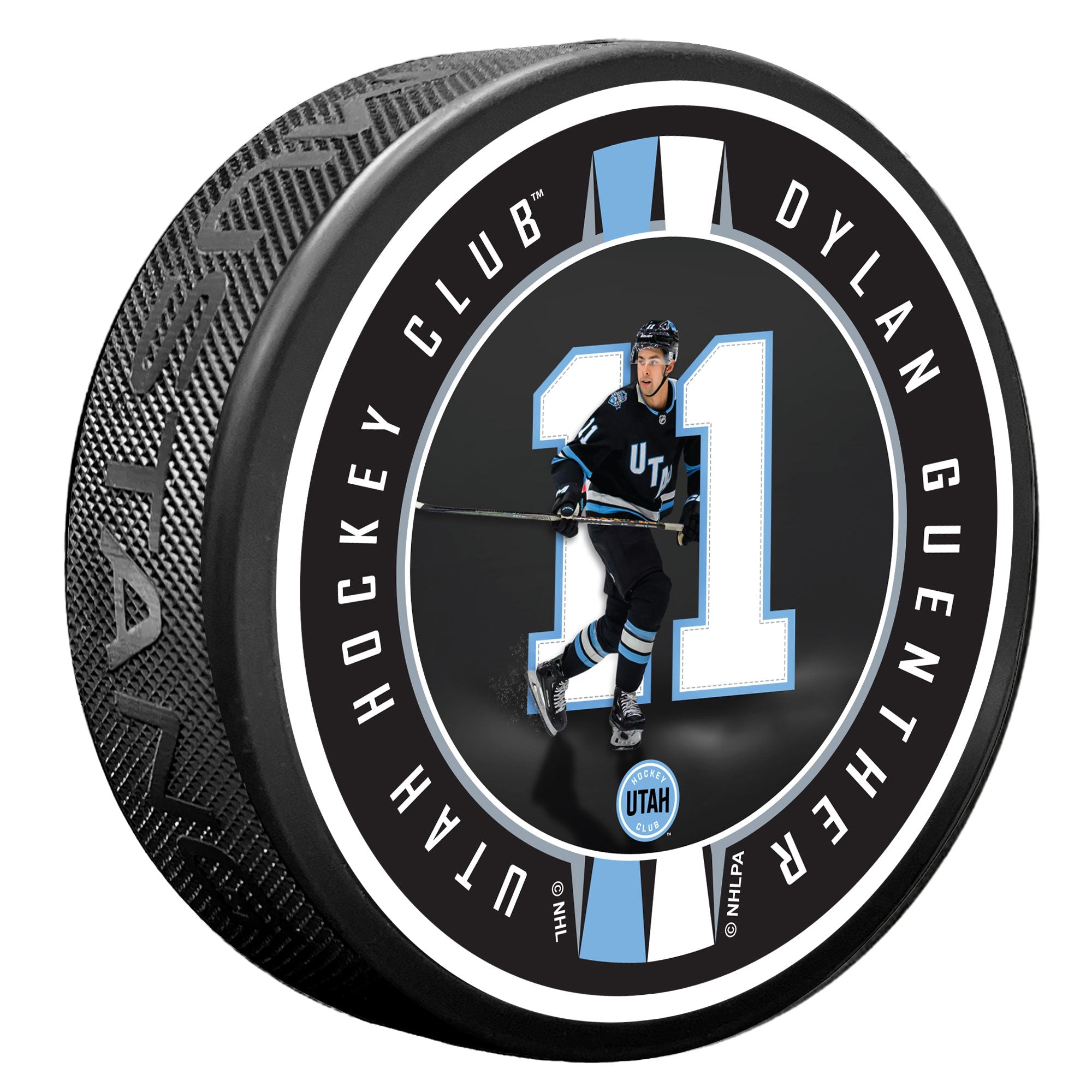 Dylan Guenther | Breakout Ribbon | Utah Hockey Club Pucks Sports Decor