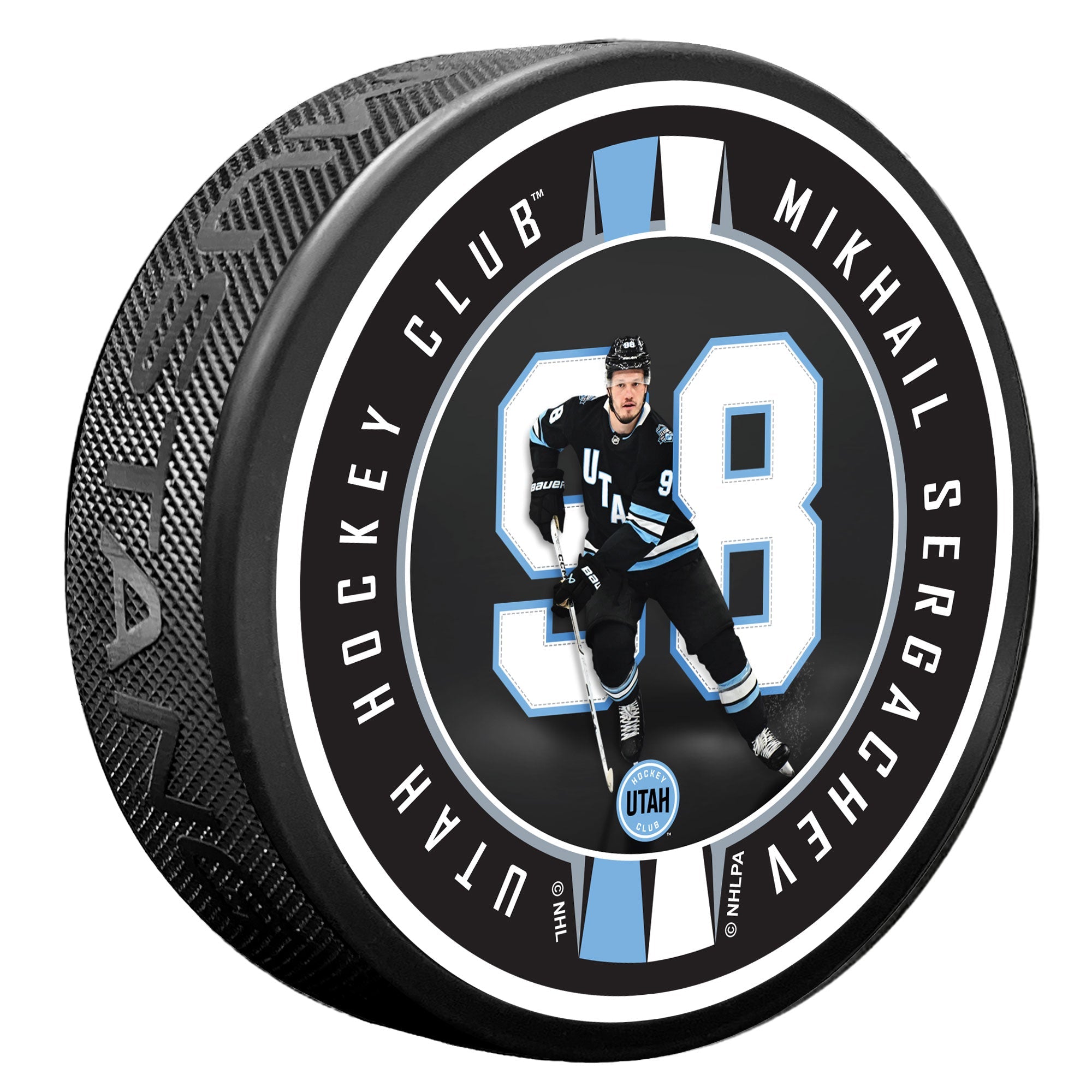 Mikhall Sergachev | Breakout Ribbon | Utah Hockey Club Pucks Sports Decor