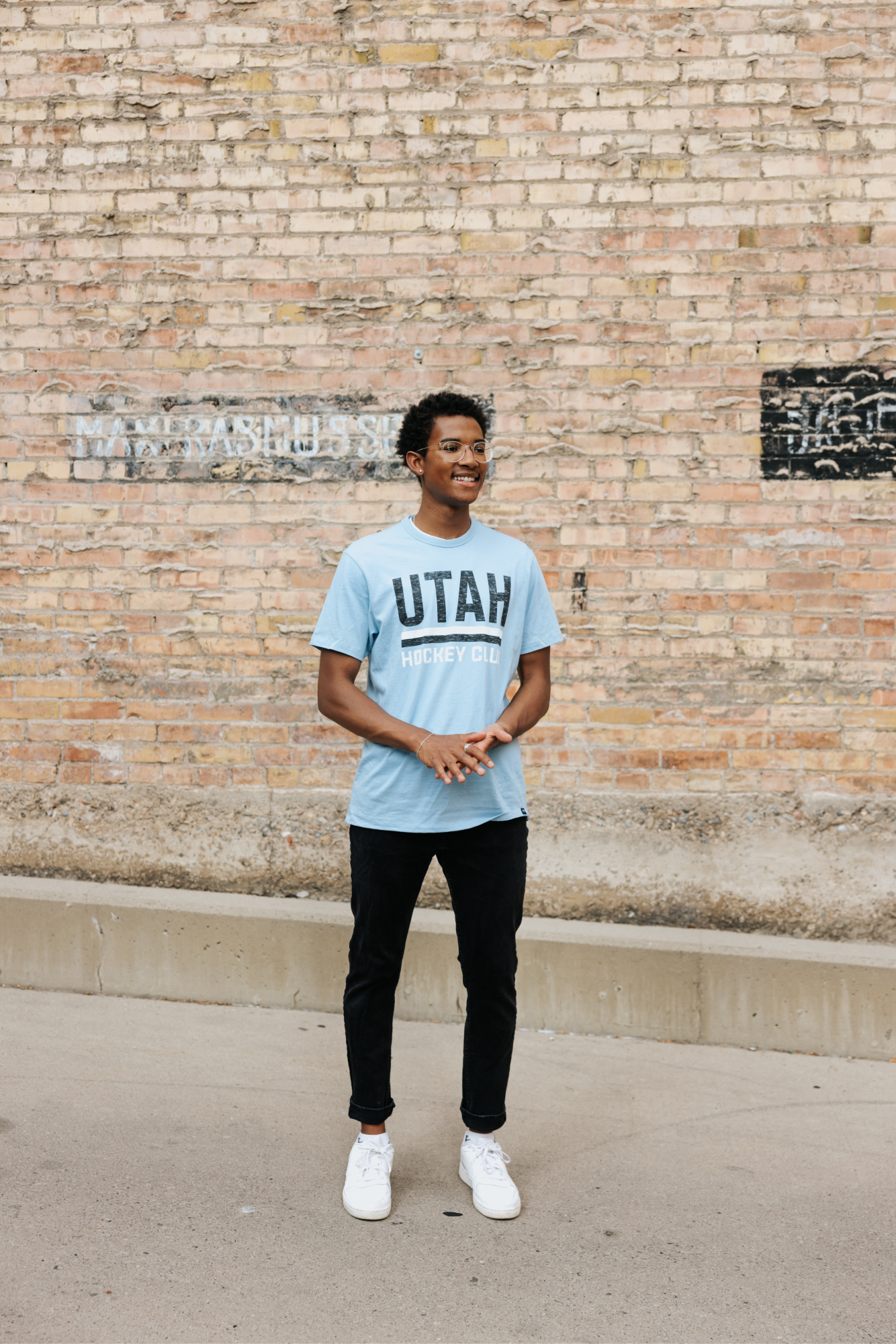 Utah Hockey Primary Franklin Gulf Tee - Light Blue - 47 Brand