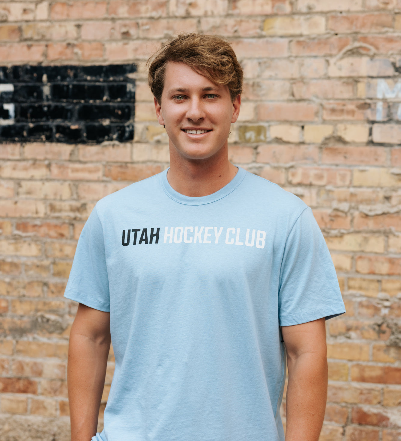 Utah Hockey Wordmark Franklin Gulf Tee - Light Blue - 47 Brand T-Shirt 47 Brand   