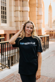 Utah Hockey Wordmark SS Tee - Black - Fanatics