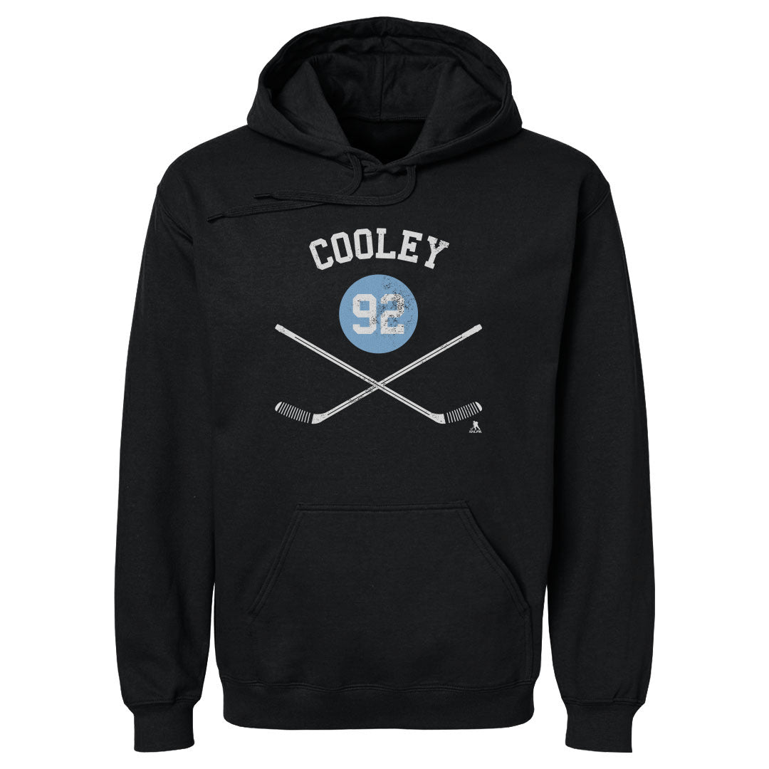 Logan Cooley Utah Sticks WHT Men's Hoodie 500 LEVEL Men's Hoodie Black S