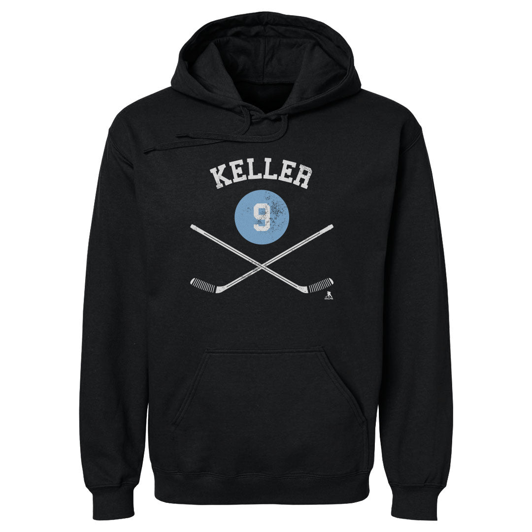 Clayton Keller Utah Sticks WHT Men's Hoodie 500 LEVEL Men's Hoodie Black S