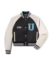 Utah Hockey Crop Letterman Jacket - Thunderwear Jackets Thunderwear