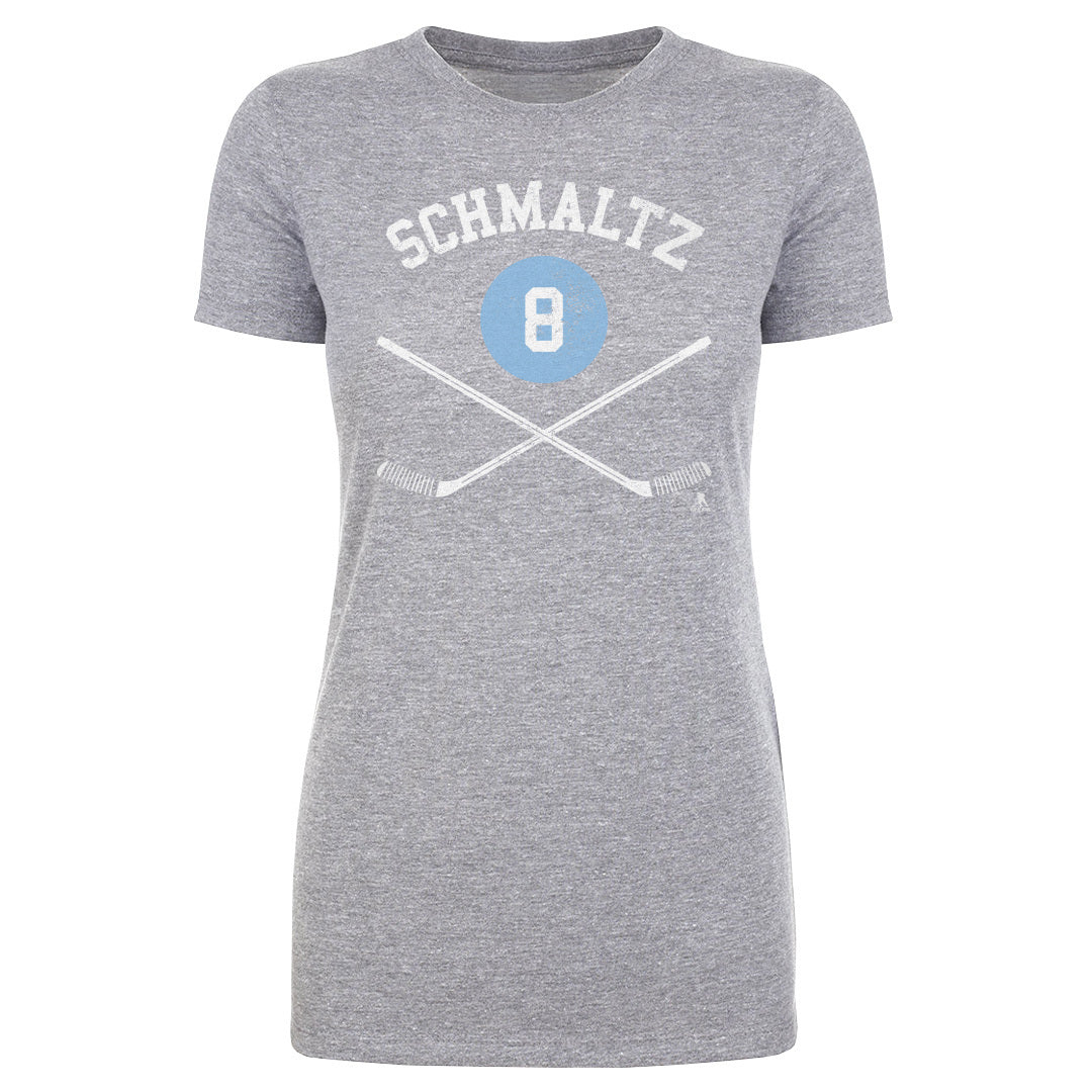 Nick Schmaltz Utah Sticks WHT Women's T-Shirt 500 LEVEL Heather Gray S Women's T-Shirt