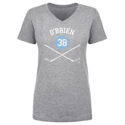 Liam O'Brien Utah Sticks WHT Women's V-Neck T-Shirt 500 LEVEL Heather Gray S Women's V-Neck T-Shirt