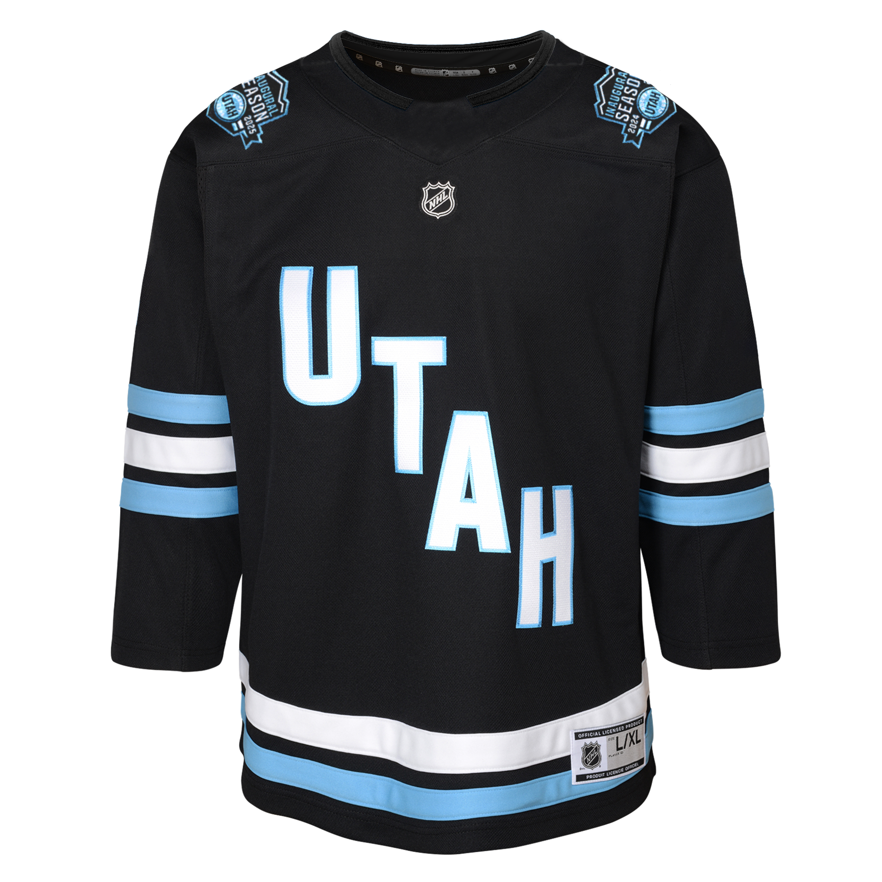 Kids Utah Hockey Replica Home Jersey - Black - Outerstuff Replica Jersey Outerstuff