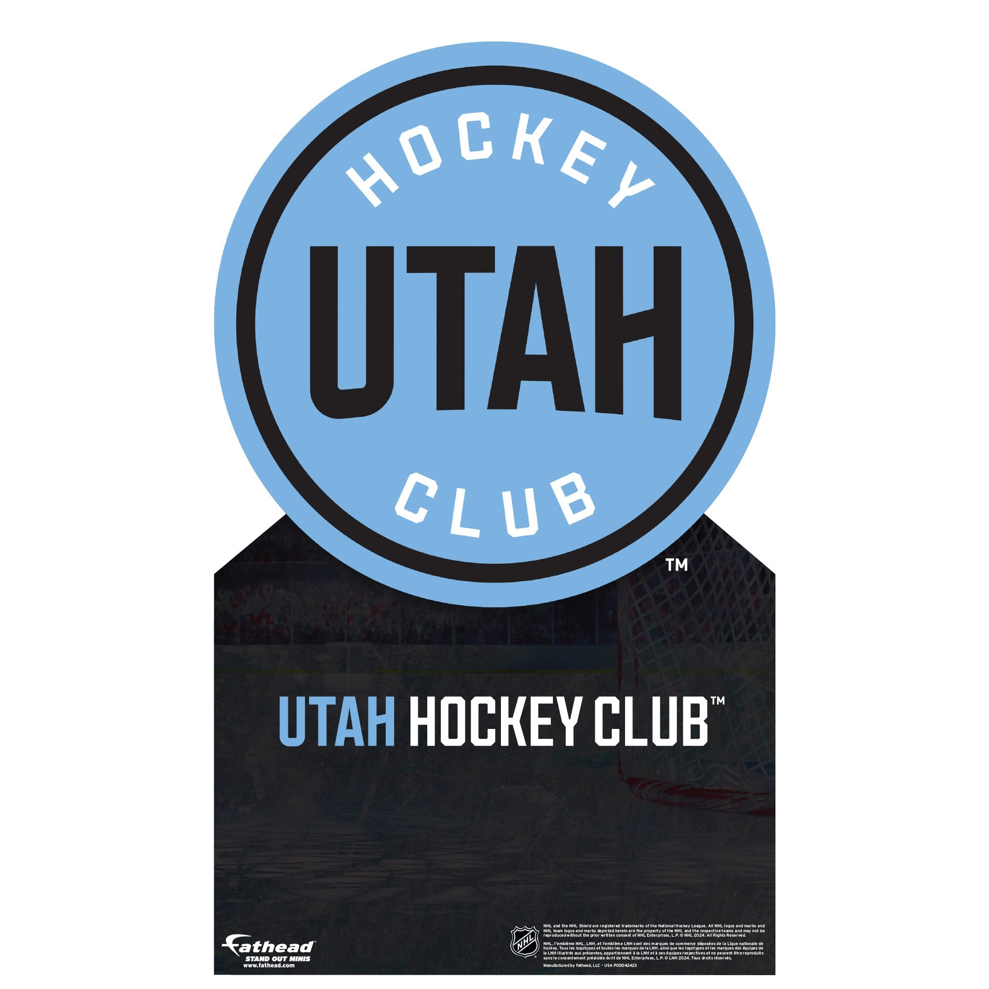 Utah Hockey Club Logo - Mini Stand Out - Official NHL - Cardstock Cutout Stand Out Mini Fathead