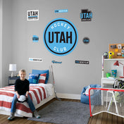 Utah Hockey Club - RealBig Logo Collection - Official NHL - Reusable Vinyl Wall Decals Vinyl Die-Cut Logo Fathead