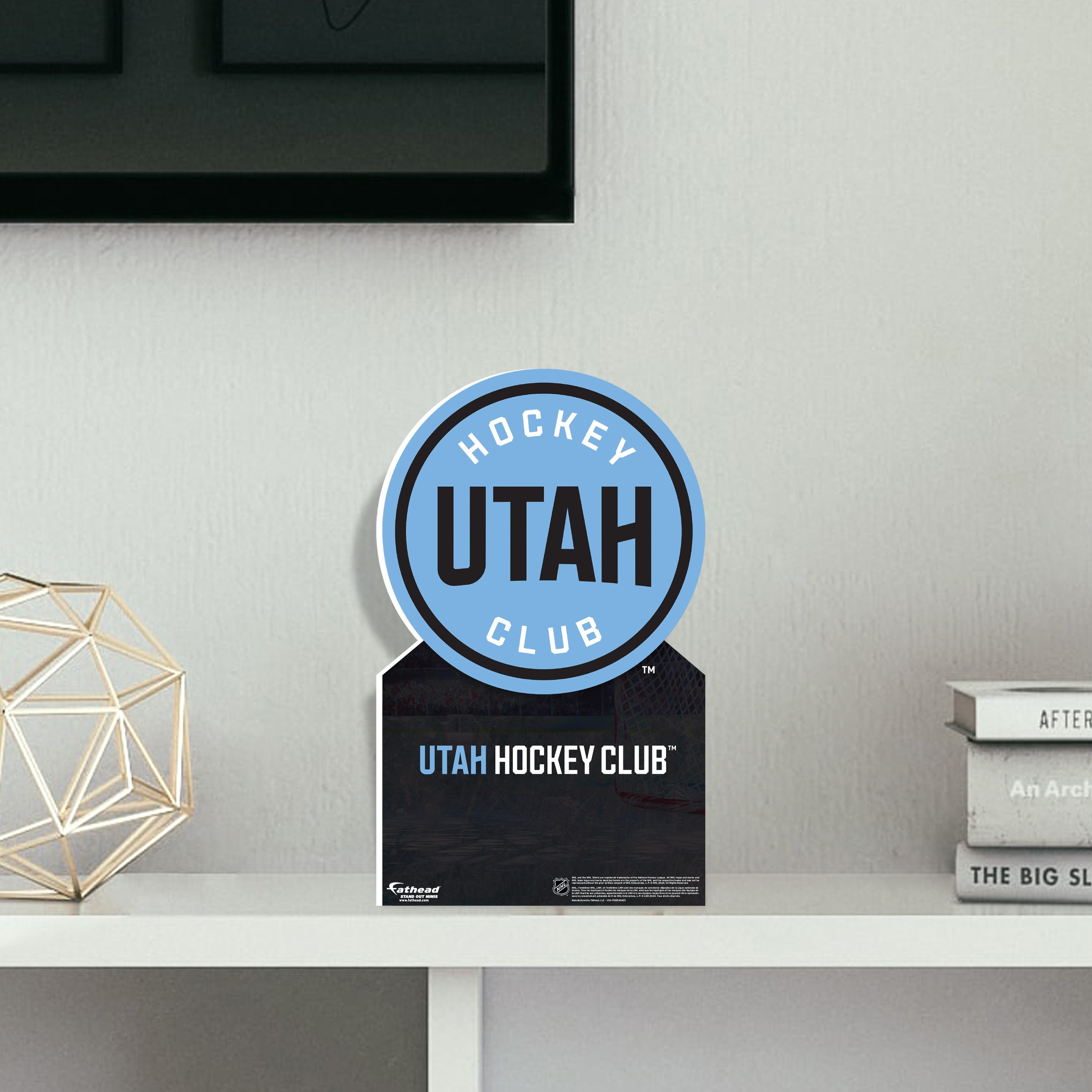 Utah Hockey Club Logo - Mini Stand Out - Official NHL - Cardstock Cutout Stand Out Mini Fathead 10"W x 16"H