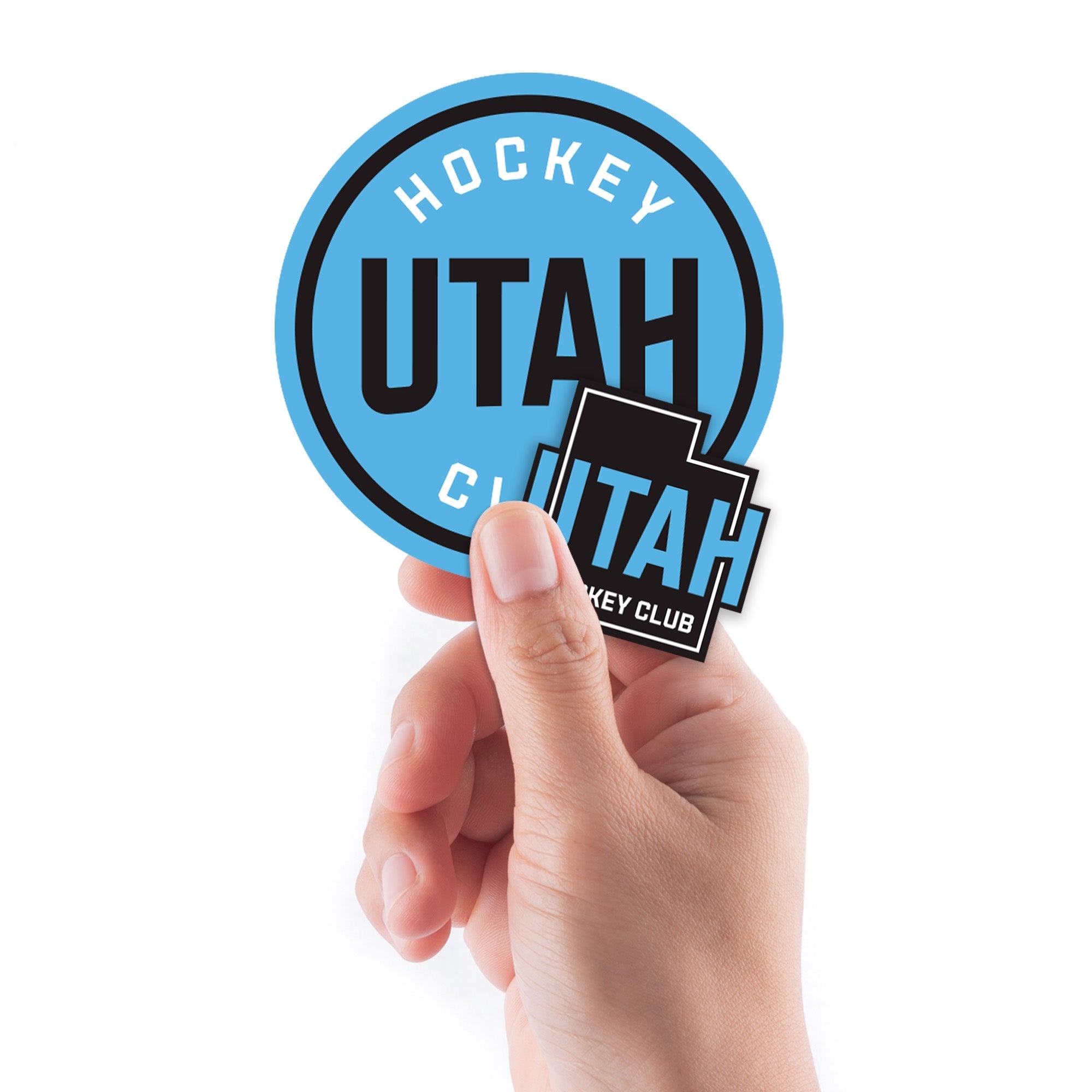 Utah Hockey Club - 5 Logo Minis (Mixed Sizes) - Official NHL - Reusable Vinyl Decals Minis Fathead 12"W x 17"H