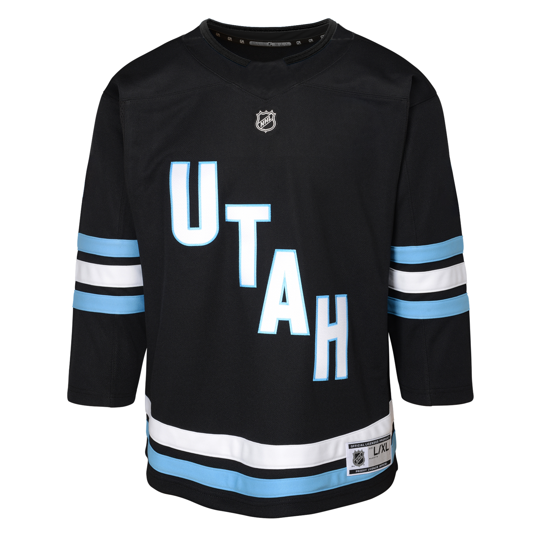 Toddler Utah Hockey Replica Home Jersey - Black - Outerstuff Replica Jersey Outerstuff